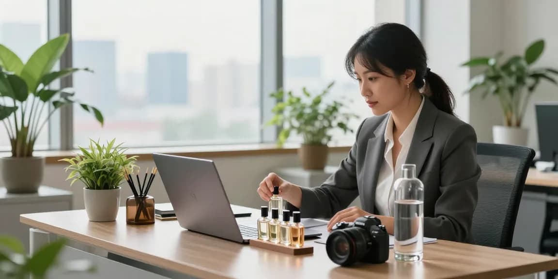Office Appropriate Scents displayed in a bright, elegant workspace for a productive day.