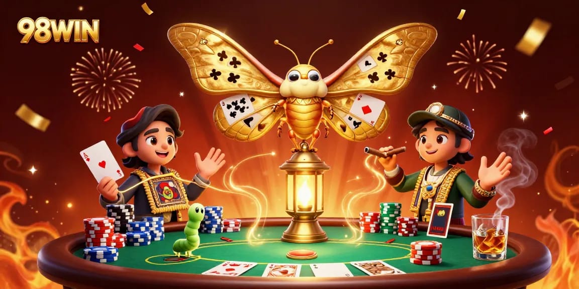 Experience thrilling gameplay with 98WIN in an immersive 3D casino scene.