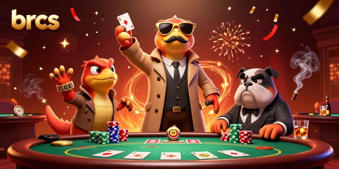 Experience thrilling gameplay at brcs as raptors disguise enter VIP lounge with poker elements.