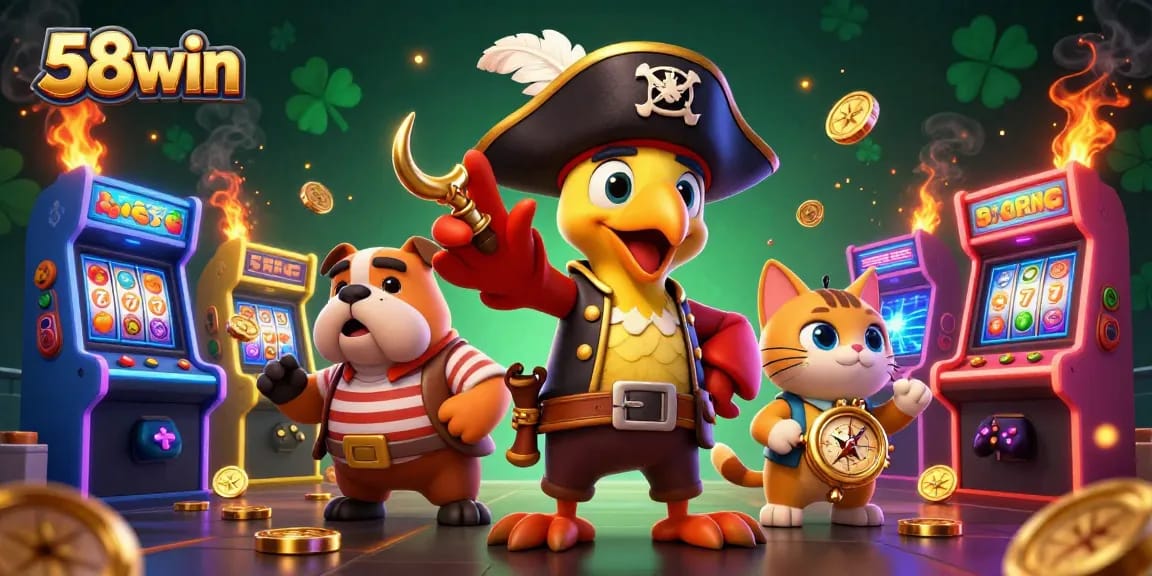 Engage with thrilling 58win slot games featuring vibrant characters and exciting elements.
