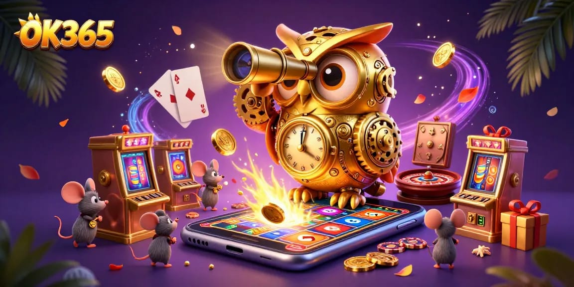 Experience the thrill of casino entertainment through OK365's engaging game visuals