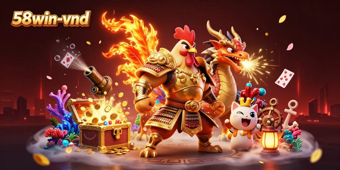 Engage with thrilling adventures at 58win-vnd, featuring vibrant fighting characters and explosive gaming elements.