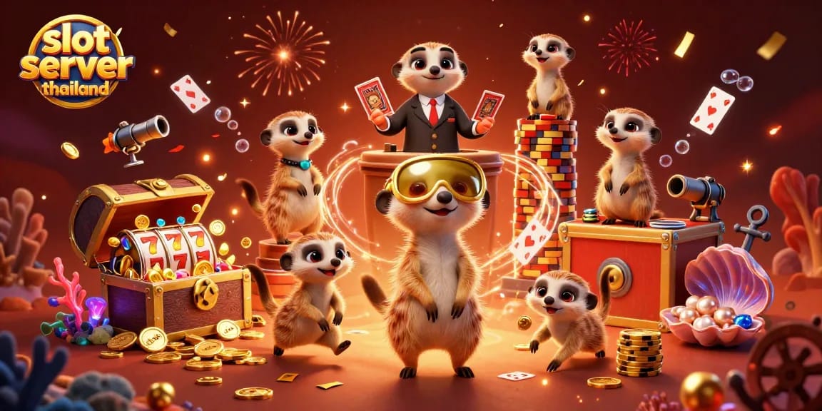 Experience thrilling games at slot server thailand with lively meerkats and exciting casino elements.
