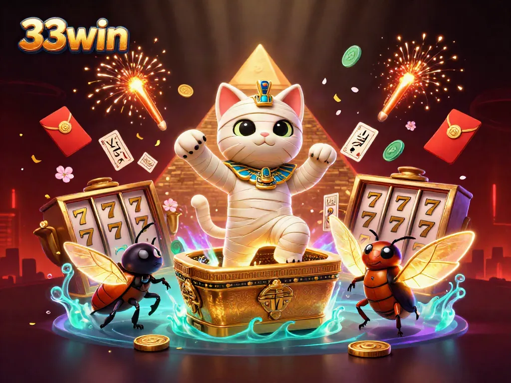 Win big at 33win with an enchanting casino adventure featuring vibrant Egyptian themes.