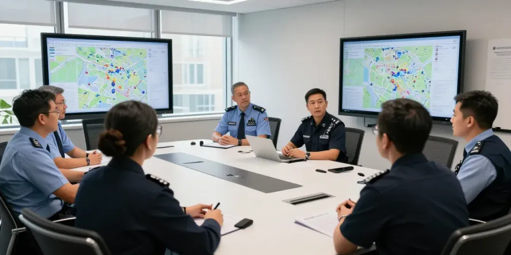 Security professionals collaborating on safety initiatives in London, providing trusted local services.