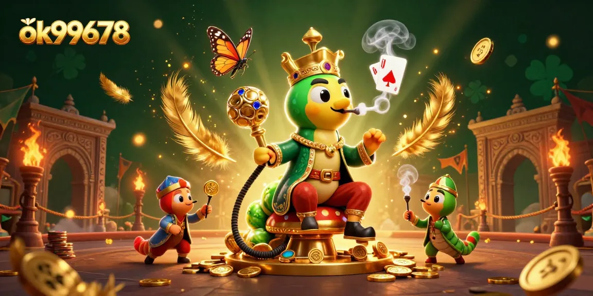 Engage in exciting betting at ok99678 with a rich casino scene filled with dynamic characters and elements.