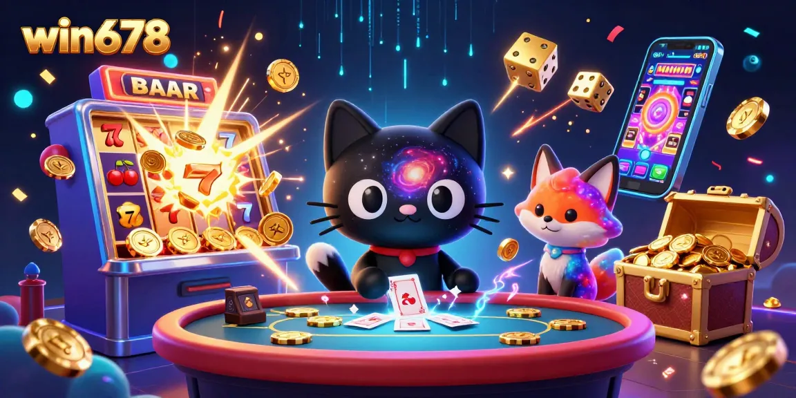 Experience thrilling wins at win678 with colorful cosmic casino adventures featuring animated jackpots and vibrant characters.