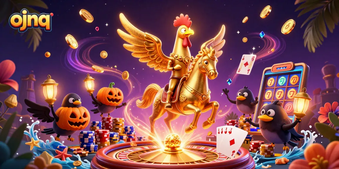 Experience thrilling wins at ojnq with a vibrant 3D casino adventure featuring dazzling games and characters.
