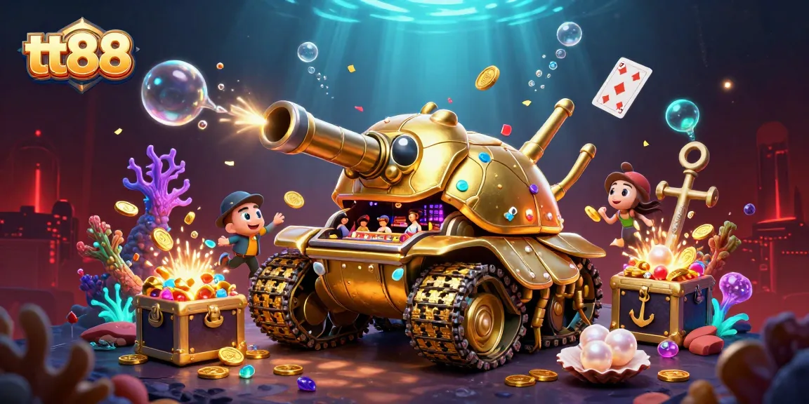Experience jackpot thrills at tt88 with a vibrant underwater casino scene full of excitement.