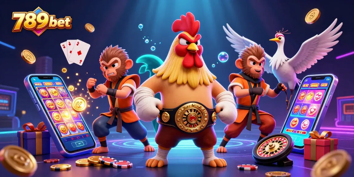 Play exciting slots and games with 789 bet in a vibrant, dynamic casino atmosphere.