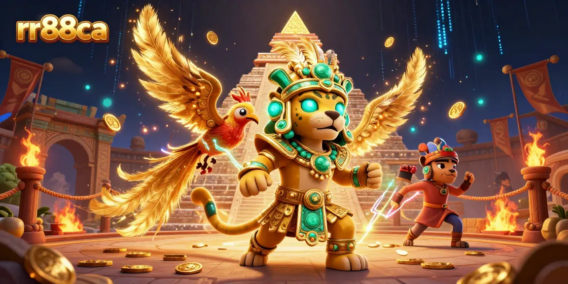 Engage in thrilling gameplay at rr88ca, featuring a vibrant scene with iconic casino elements.