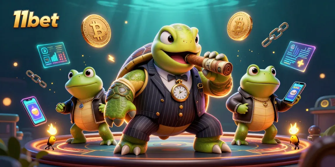 Engage with thrilling gaming experiences at 11bet, showcasing unique characters and vibrant casino elements.