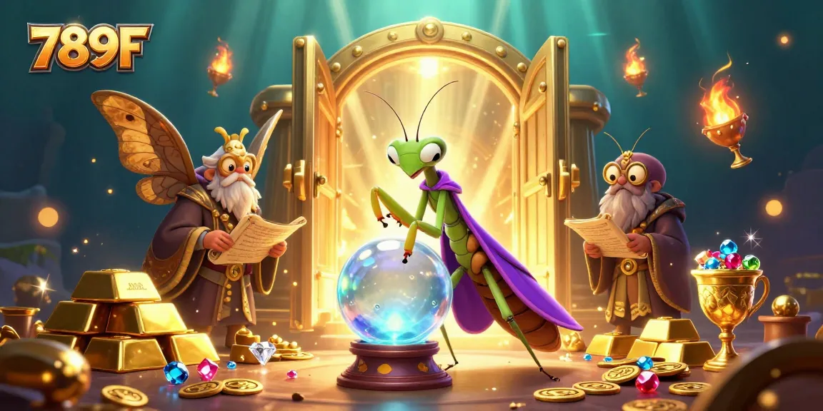 Place bets and uncover treasures with the 789F casino's colorful and dynamic 3D illustration of fortune tellers.