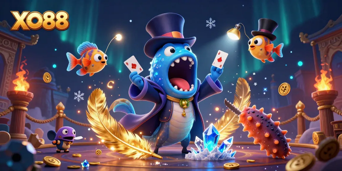 Engage with the thrilling magic of XO88 featuring a deep-sea gambler's paradise.